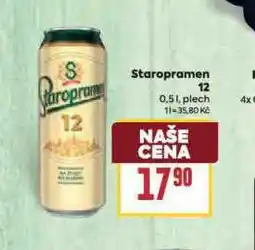 Billa Pivo staropramen 12 nabídka