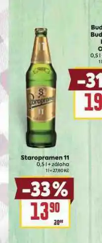 Billa Pivo staropramen 11 nabídka