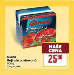 Billa Giana rajčata pasírovaná nabídka