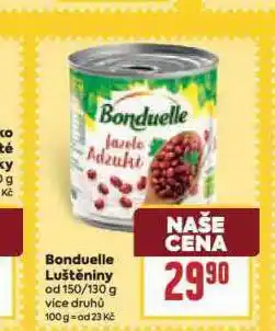 Billa Bonduelle luštěniny nabídka
