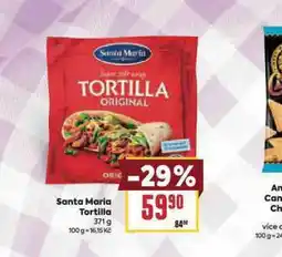 Billa Santa amaria tortilla nabídka