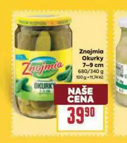 Billa Znojmia okurky 7-9 cm nabídka