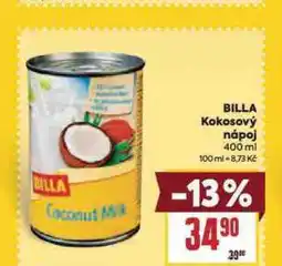 Billa Billa kokosový nápoj nabídka
