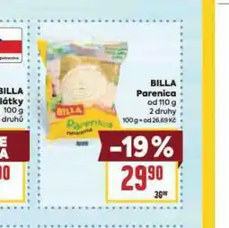 Billa Billa parenica nabídka