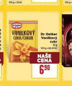 Billa Dr. oetker vanilkový cukr nabídka