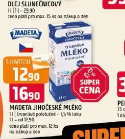 Terno Trvanlivé mléko 1,5% nabídka