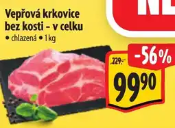 Albert Vepřová krkovice bez kosti - v celku nabídka