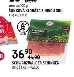 Terno Schwarzwaldská šunka nabídka