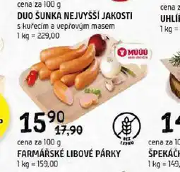 Terno Farmářské libové párky nabídka
