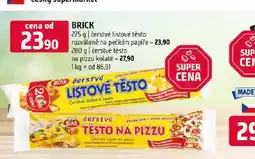 Terno Brick čerstvé těsto na pizzu kulaté nabídka
