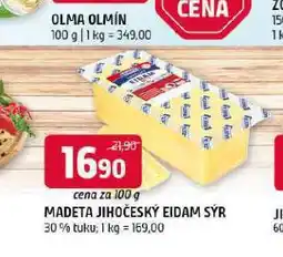 Terno Madeta jihočeský eidam sýr nabídka
