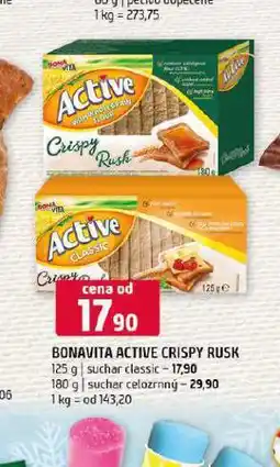 Terno Bonavita active crispy rusk suchar celozrnný nabídka