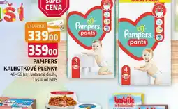 Terno Pampers dětské plenky nabídka