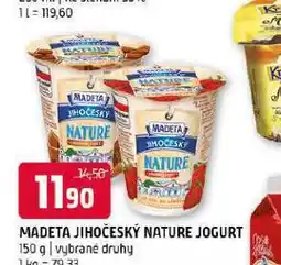 Terno Madeta jihočeský nature jogurt nabídka