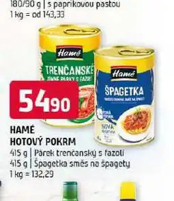 Terno Hamé špagetka směs na špagety nabídka