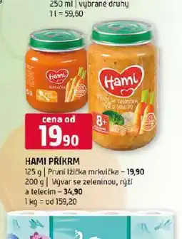 Terno Hami příkrm první lžička mrkvička nabídka