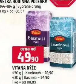 Terno Vitana rýže basmati nabídka