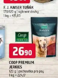 Terno Coop premium jerkies pochoutka pro psy nabídka