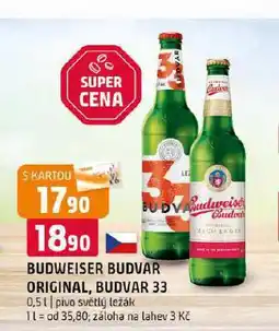 Terno Pivo budvar 33 nabídka