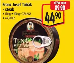 Albert Franz Josef Tuňák - steak nabídka