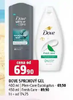 Terno Dove sprchový gel fresh care nabídka