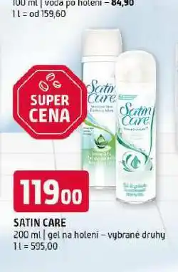 Terno Satin care gel na holení nabídka