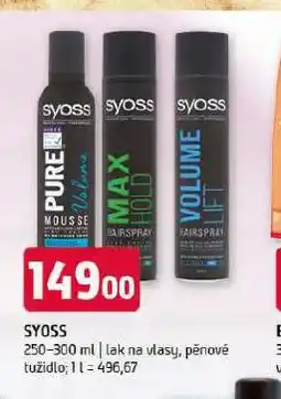 Terno Syoss lak na vlasy nabídka