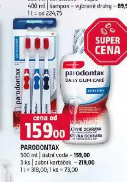 Terno Parodontax ústní voda nabídka