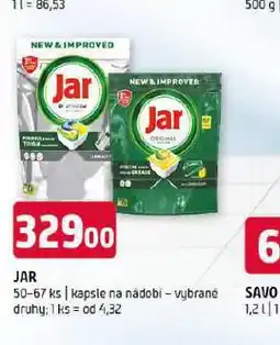 Terno Jar kapsle na nádobí nabídka