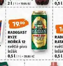 Terno Pivo radegast ryze hořká 12 nabídka
