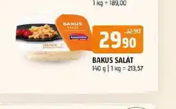 Terno Bakus salát nabídka