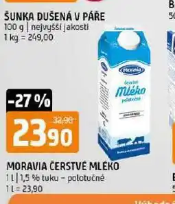 Terno Moravia čerstvé mléko 1,5% nabídka