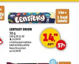Penny Market Orion lentilky nabídka