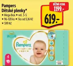 Albert Pampers Dětské plenky nabídka