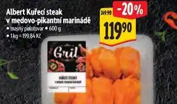 Albert Albert Kuřecí steak v medovo-pikantní marinádě nabídka