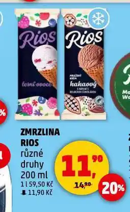 Penny Market Zmrzlina rios nabídka