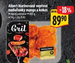 Albert Albert Marinované vepřové medailonky mango a kokos nabídka