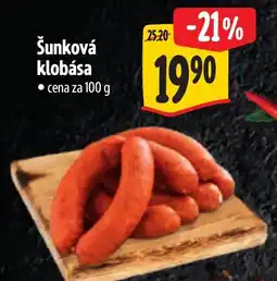 Albert Šunková klobása nabídka