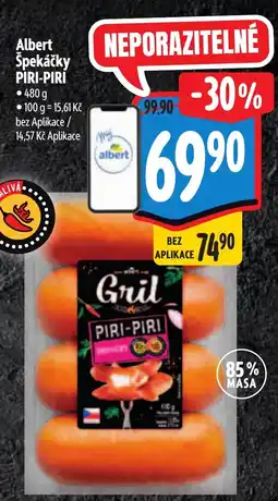 Albert Albert Spekáčky PIRI-PIRI nabídka