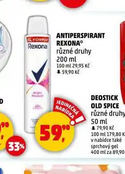 Penny Market Rexona antiperspirant nabídka