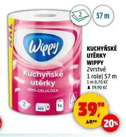 Penny Market Wippy kuchyňské utěrky nabídka