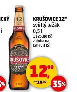 Penny Market Pivo krušovice 12 královský ležák nabídka