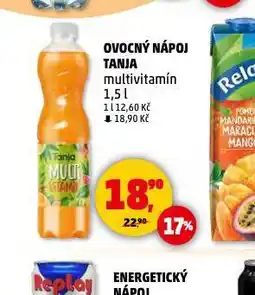 Penny Market Tanja ovocný nápoj nabídka