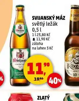 Penny Market Pivo svijanský máz nabídka
