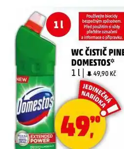 Penny Market Domestos wc čistič pine nabídka
