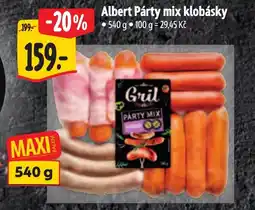 Albert Albert Párty mix klobásky nabídka