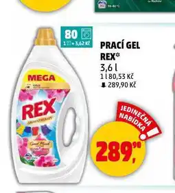 Penny Market Rex prací gel nabídka
