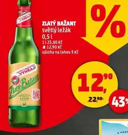 Penny Market Pivo zlatý bažant nabídka