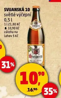 Penny Market Pivo svijanská 10 nabídka