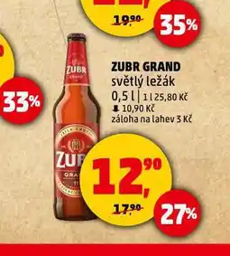 Penny Market Pivo zubr grand nabídka